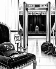 ai-trump-gala-medien-sicherheit-qr-einlass