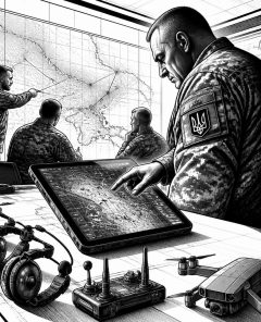 ai-ukraine-militaer-kommandoraum-digital-karte