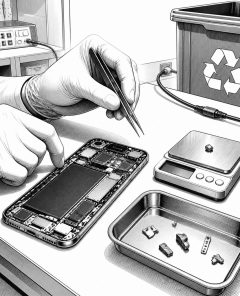 ai-urban-mining-smartphone-gold-recycling