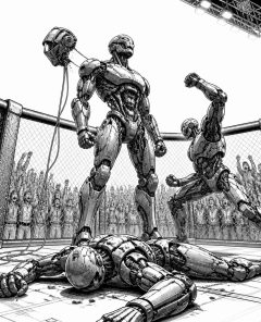 ai-urkl-shenzhen-humanoid-robot-duel-head-detach
