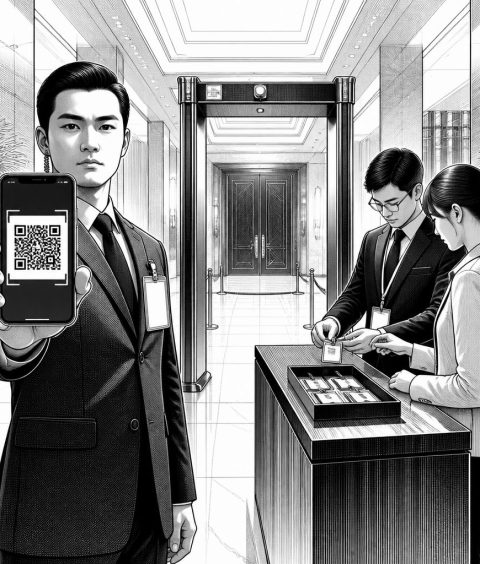 ai-washington-gala-security-qr-metal-detector