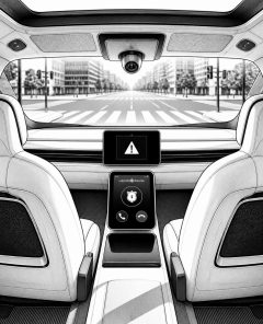 ai-waymo-autonomous-taxi-interior-safety-alert