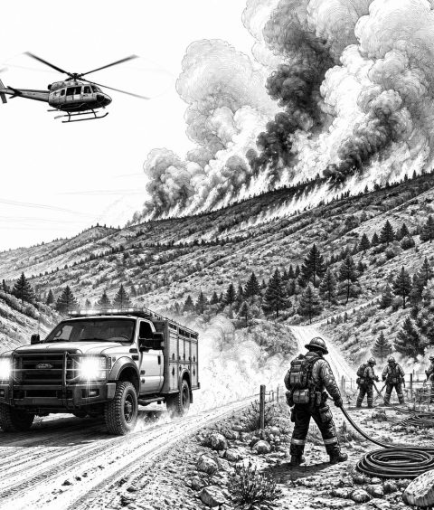 ai-wildfire-evacuation-oil-volatility