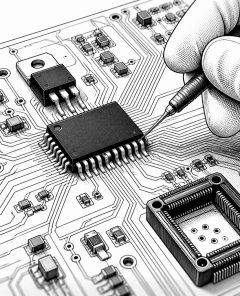 ai-winbond-w25q128jv-norflash-pcb