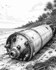 australien-strandfund-mutmassliche-raketen-debris