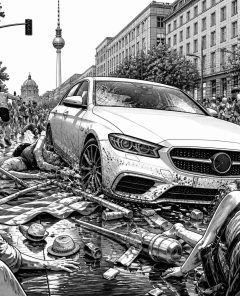 csd-berlin-abgebrochen-auto-faehrt-in-menge