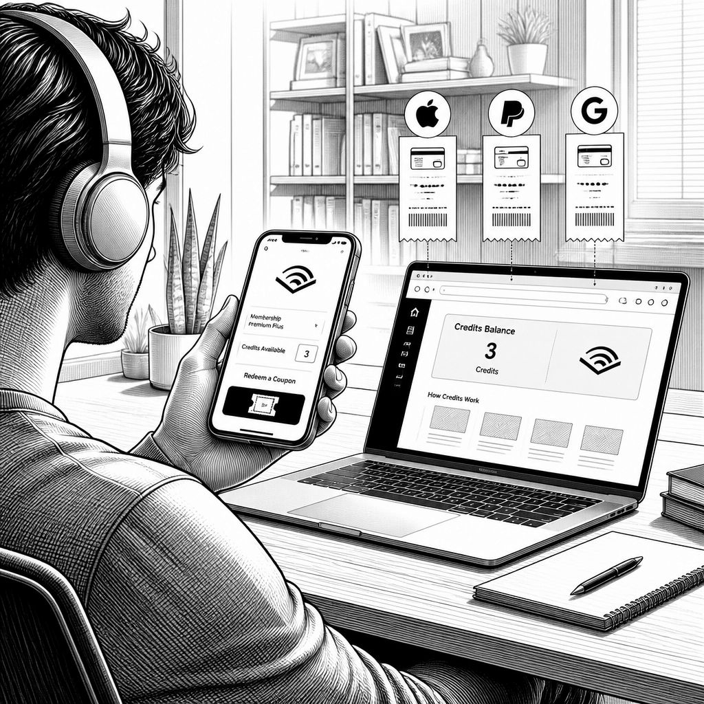 Audible belohnt drei Einlösungen: 10-Euro-Gutschein für Premium-Mitglieder Audible belohnt drei Einlösungen: 10-Euro-Gutschein für Premium-Mitglieder