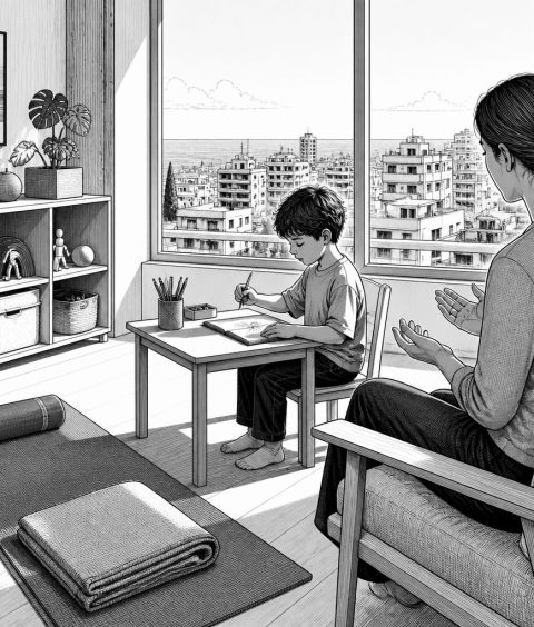 ai-beirut-child-trauma-yoga-art