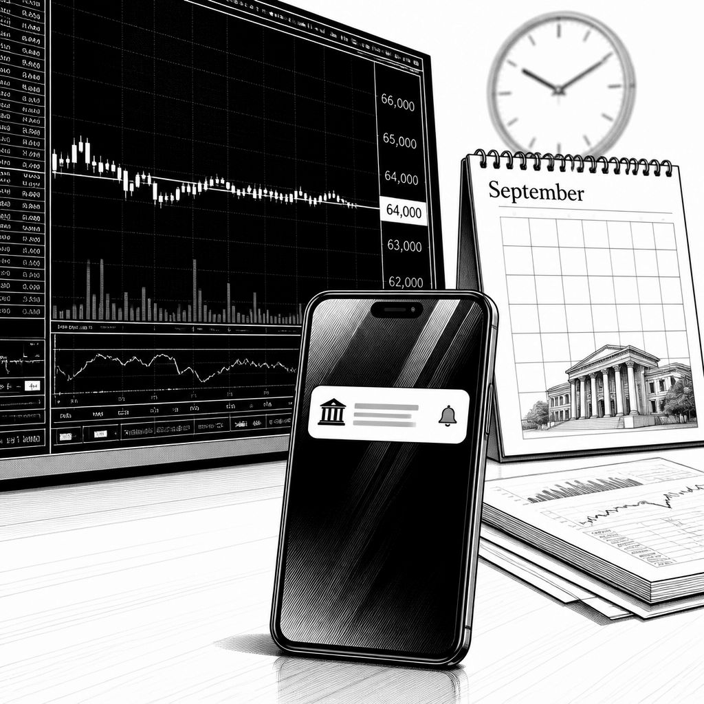 Bitcoin um 64.000 US-Dollar: weniger Zins-Meetings, aber mehr Volatilität Bitcoin um 64.000 US-Dollar: weniger Zins-Meetings, aber mehr Volatilität