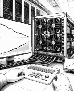 ai-bitcoin-miner-selling-pressure-difficulty