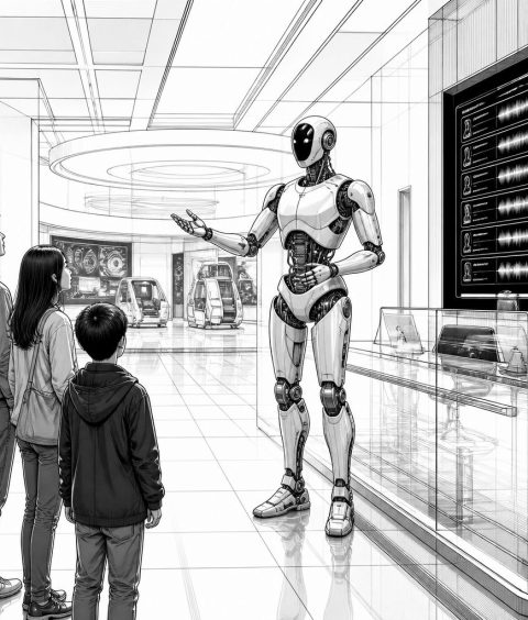 ai-byod-humanoide-roboter-showroom-zhaoxiao-di