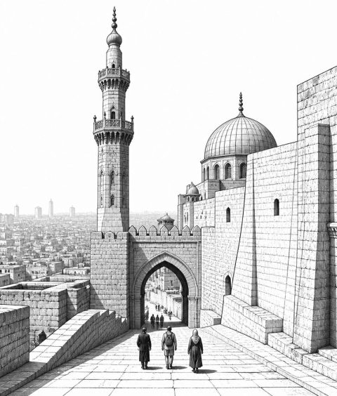 ai-cairo-citadel-mokattam-salah-al-din