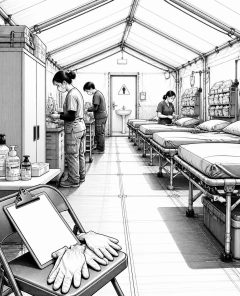 ai-camp-infirmary-outbreak-disinfection