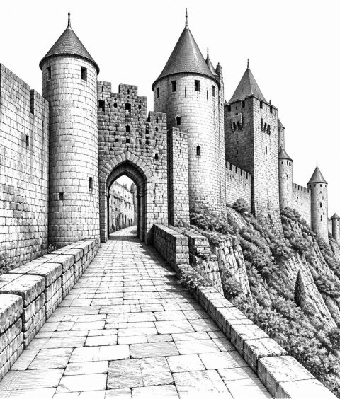 ai-carcassonne-doppelring-tuerme-chateau-comtal
