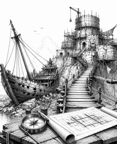 ai-corsair-cove-vertical-city-on-island