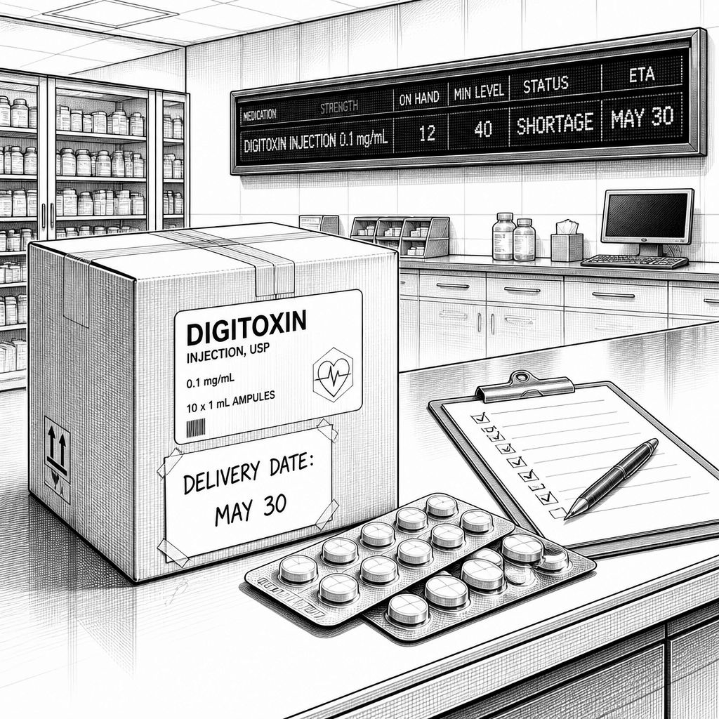 Digitoxin rückt zurück in den Fokus: Nutzen bei Herzschwäche – Lieferengpass bis 2026 Digitoxin rückt zurück in den Fokus: Nutzen bei Herzschwäche – Lieferengpass bis 2026