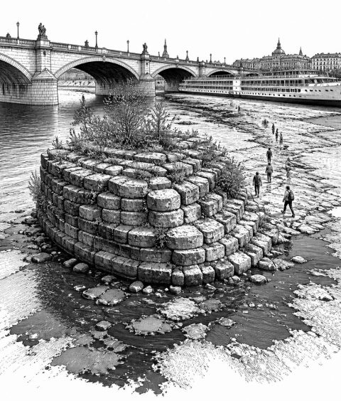 ai-donau-tiefstand-budapest-hungerfelsen