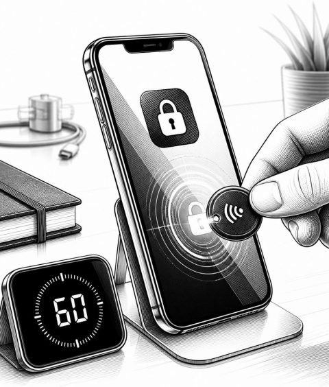 ai-doomscrolling-nfc-key-gate