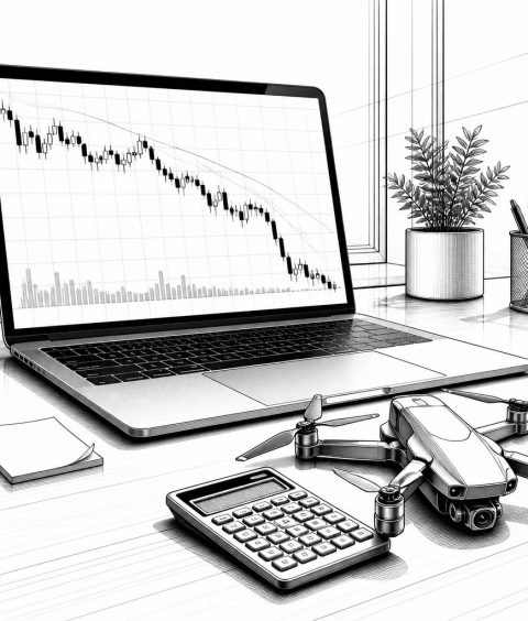ai-droneshield-chart-downtrend-margin