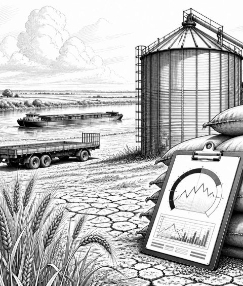 ai-drought-grain-harvest-low-waterways