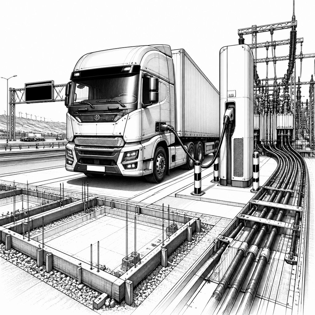 E-Lkw-Infrastruktur: ENGIE Vianeo plant Megawatt-Ladeparks für 40-Tonner E-Lkw-Infrastruktur: ENGIE Vianeo plant Megawatt-Ladeparks für 40-Tonner