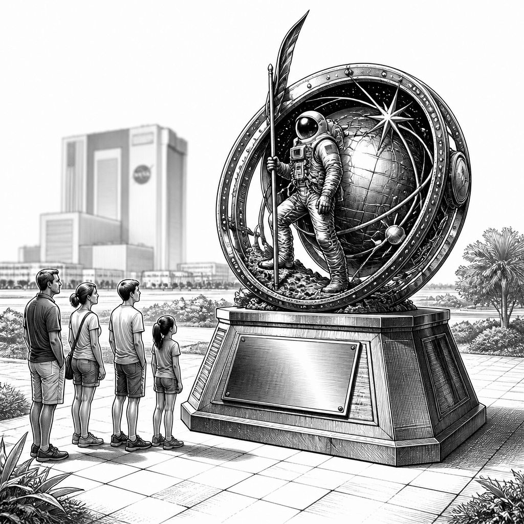 EarthRise-Monument in Nassau Bay würdigt Schwarze Wegbereiter des US-Weltraums EarthRise-Monument in Nassau Bay würdigt Schwarze Wegbereiter des US-Weltraums