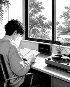 ai-entschleunigung-lesen-natur-vinyl