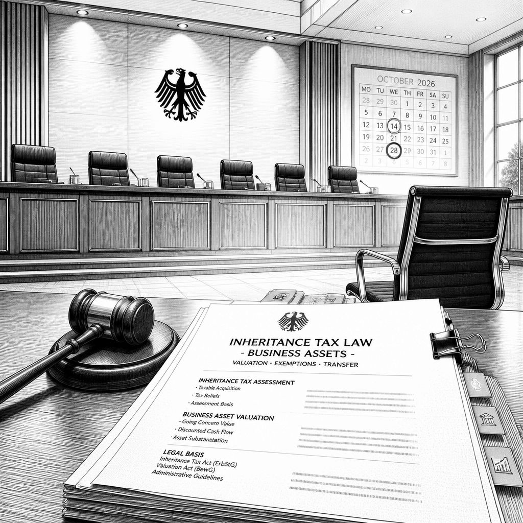 Erbschaftsteuer vor Karlsruhe: Verhandlung im Oktober 2026 und Folgen für Familien Erbschaftsteuer vor Karlsruhe: Verhandlung im Oktober 2026 und Folgen für Familien
