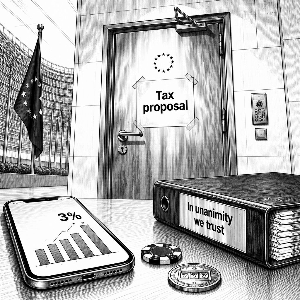 EU plant 3%-Steuer auf Online-Glücksspiel: Malta blockiert, Streit um 13 Milliarden EU plant 3%-Steuer auf Online-Glücksspiel: Malta blockiert, Streit um 13 Milliarden