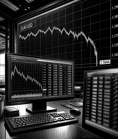 ai-euro-dollar-technical-trading-needle