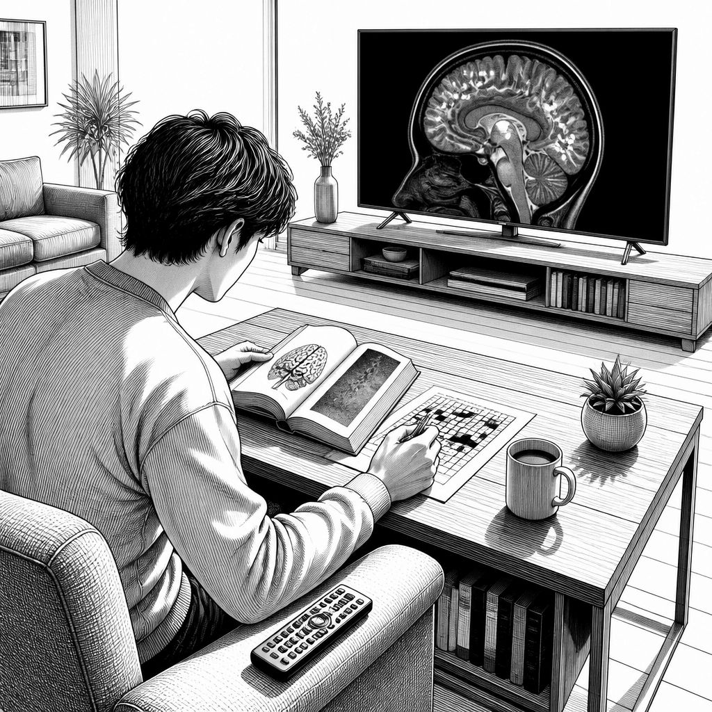 Fernsehen in der Lebensmitte: Risiko für Hirnvolumen-Verlust sinkt durch kognitive Aktivität Fernsehen in der Lebensmitte: Risiko für Hirnvolumen-Verlust sinkt durch kognitive Aktivität