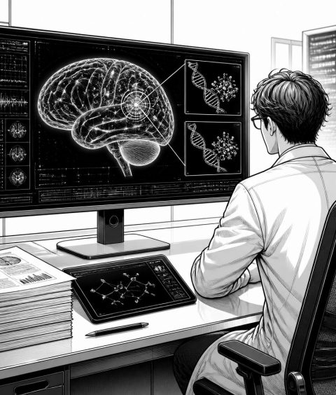 ai-fibromyalgie-genstudie-nervenzell-gene