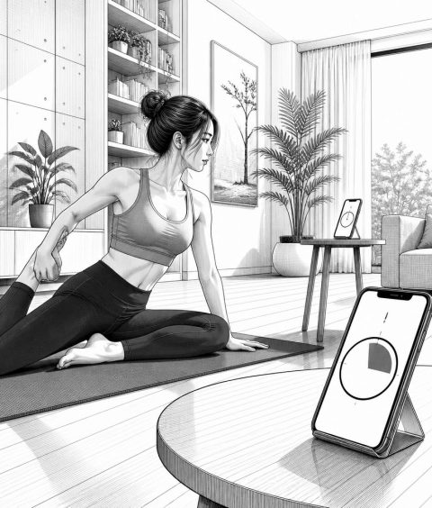ai-fitness-ab40-5min-routine