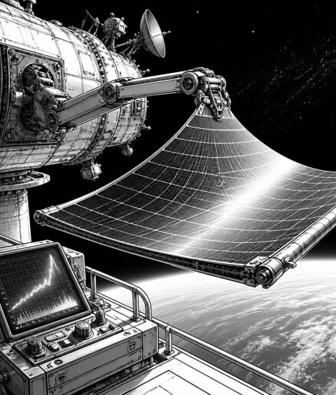 ai-flexible-solar-panels-space-power-satellite