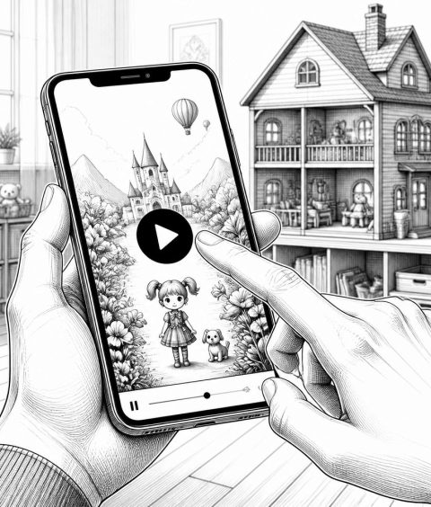 ai-gabby-dollhouse-livestream-raumschiff