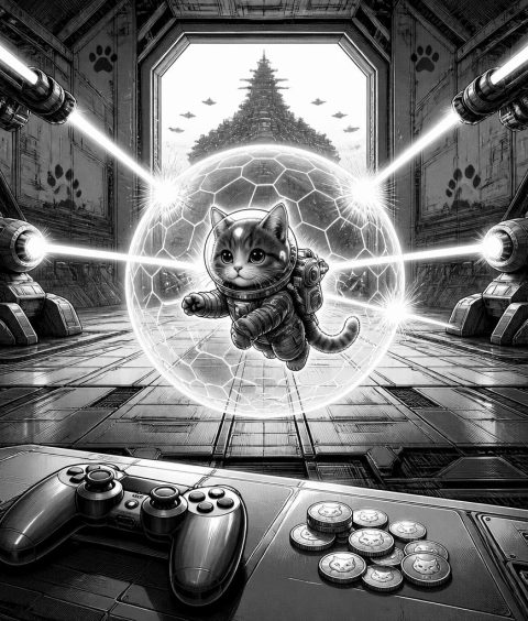 ai-gravikitty-space-cat-force-field