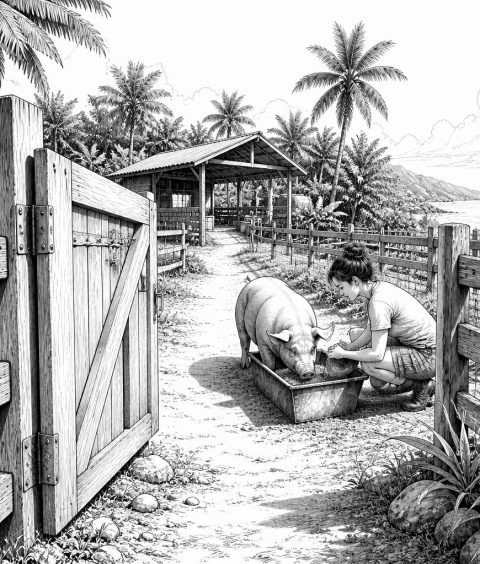 ai-hawaii-pig-volunteer-care