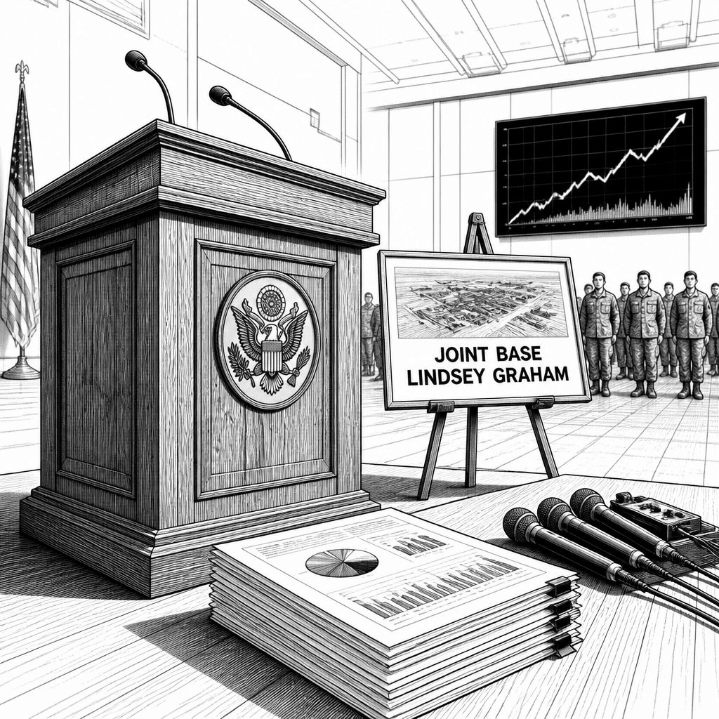 Hegseth drängt auf 1,5-Billionen-US-Dollar Militärbudget und Umbenennung zu Ehren von Lindsey Graham Hegseth drängt auf 1,5-Billionen-US-Dollar Militärbudget und Umbenennung zu Ehren von Lindsey Graham