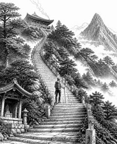 ai-heng-shan-nanyue-tempel-gipfelweg