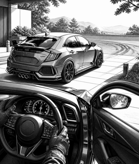 ai-honda-civic-type-r-track-mode