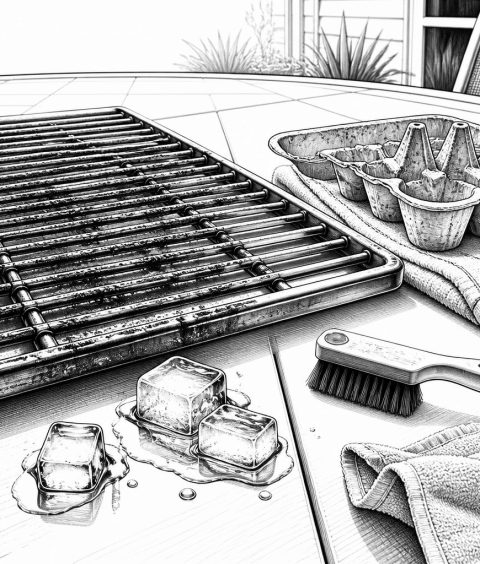 ai-household-egg-carton-ice-grill-cleaning