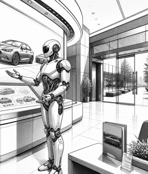ai-humanoid-robot-xiaodi-showroom