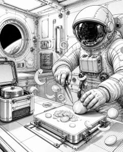 ai-iss-microgravity-onion-cooking