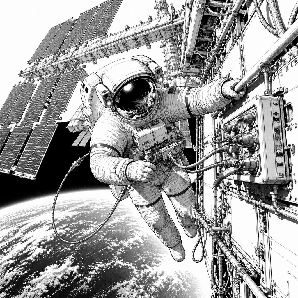 Raumspaziergang für ISS: Vorbereitung des 3B-Power-Kanals vor neuen Solararrays Raumspaziergang für ISS: Vorbereitung des 3B-Power-Kanals vor neuen Solararrays