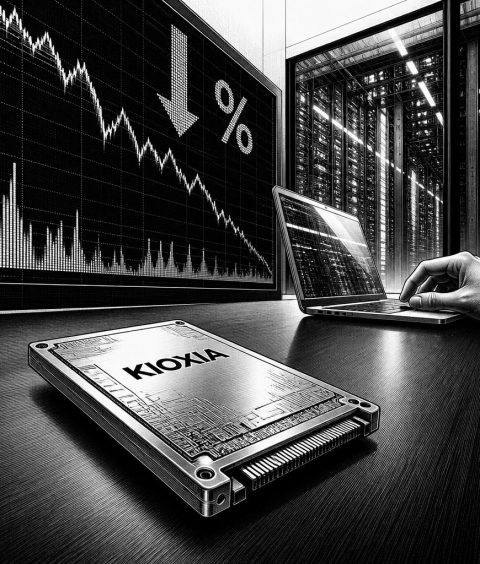 ai-kioxia-aktie-falling-ticker