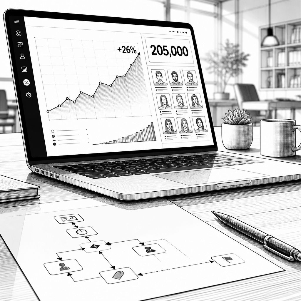 Klaviyo wächst: 26% Umsatzplus und 205.000 Unternehmen als Belastungstest fürs E-Commerce-Marketing Klaviyo wächst: 26% Umsatzplus und 205.000 Unternehmen als Belastungstest fürs E-Commerce-Marketing
