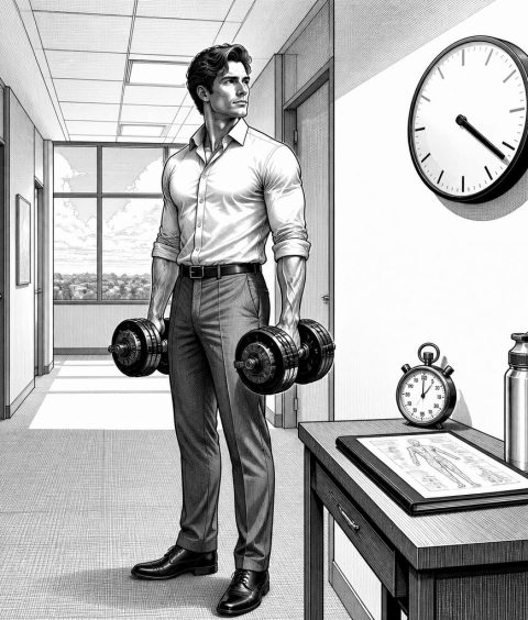 ai-krafttraining-mittagspause-eine-stunde-pro-woche