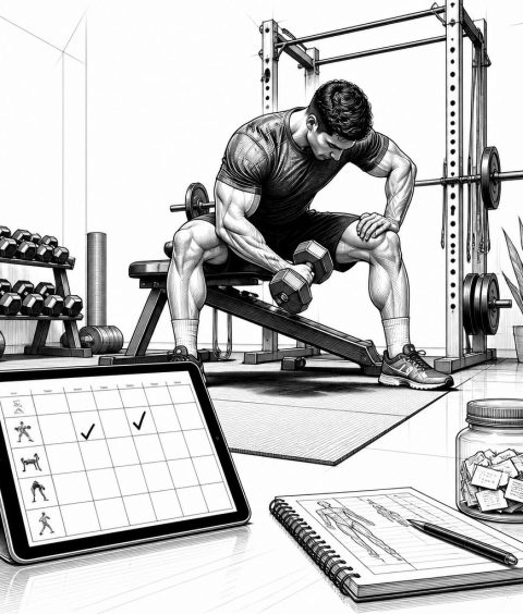 ai-krafttraining-zwei-einheiten-woche-muskelaufbau