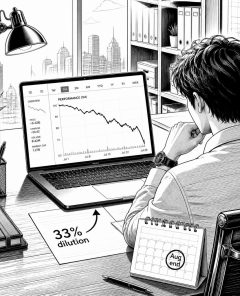 ai-kraken-robotics-stock-dilution-chart