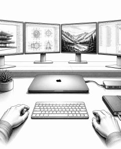 ai-macbook-m5-vier-externe-displays